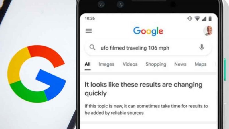 Google Search will now display notice for rapidly evolving results