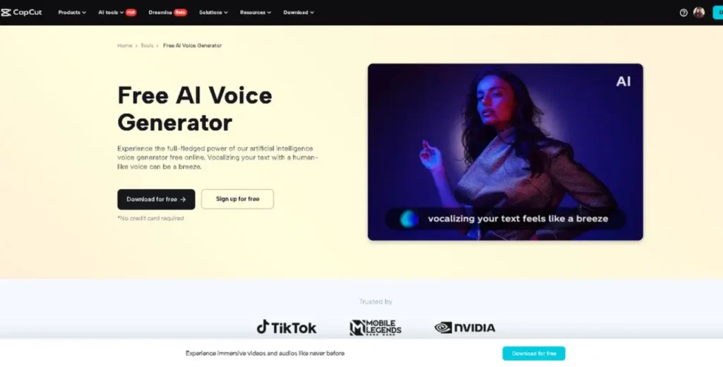 cacpcut Ai voice generator