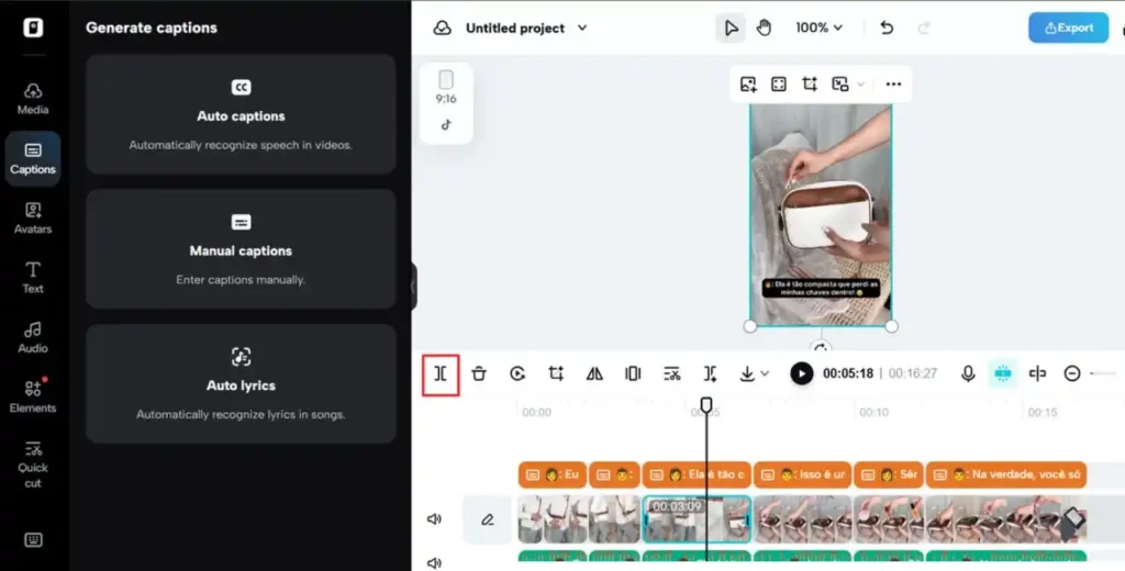 video trimming feature tiktoks