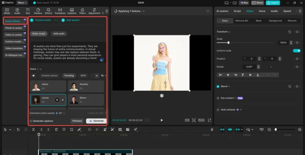 Create Avatar